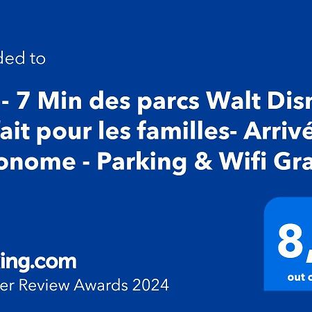 Lys - 7 Min Des Parcs Walt Disney- Parfait Pour Les Familles- Arrivee Autonome - Parking & Wifi Gratuit Magny-le-Hongre Luaran gambar