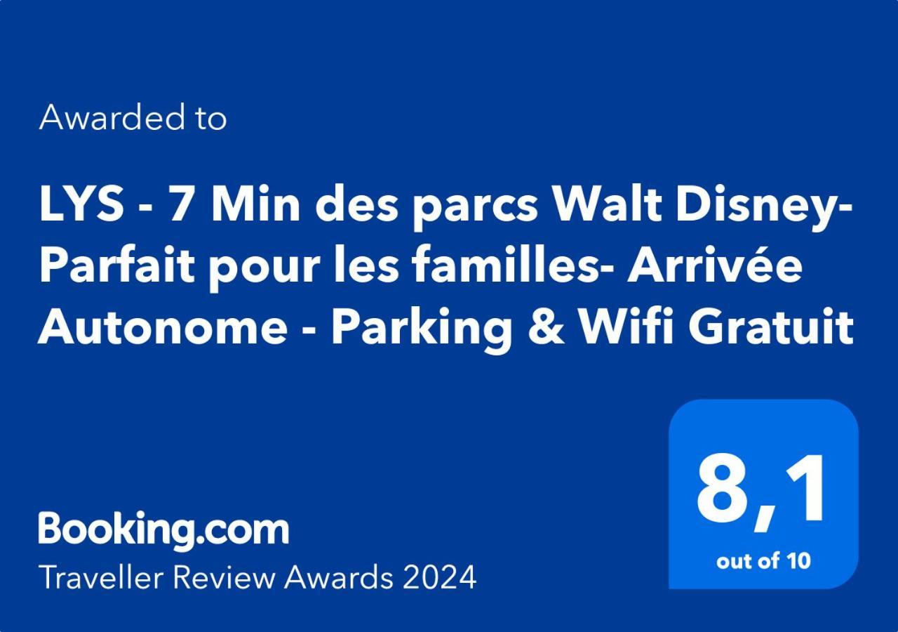 Lys - 7 Min Des Parcs Walt Disney- Parfait Pour Les Familles- Arrivee Autonome - Parking & Wifi Gratuit Magny-le-Hongre Luaran gambar